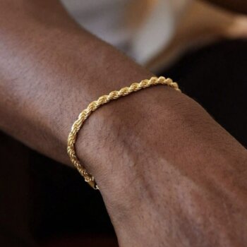 Gold Rope Bracelet