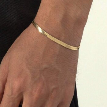 Gold Snake Bracelet