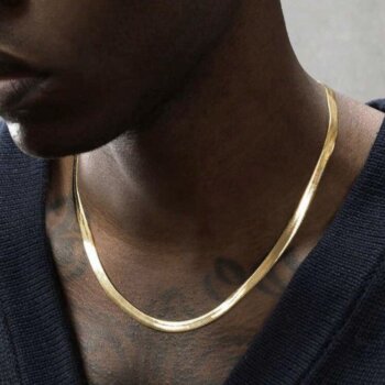 Skinny Gold Snake Chain